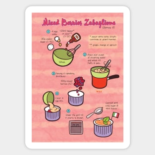 Recipe: Mixed Berries Zabaglione Sticker